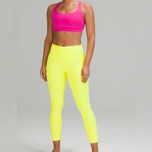 Lululemon Highlighter Wunder Under Ankle Length Leggings